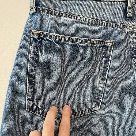 Rag & Bone Alex High-Rise Straight Jeans in Lucy Blue Size 27 - Picture 11 of 15